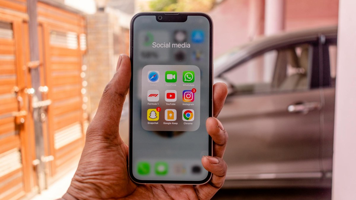 person reviewing app permissions on a mobile device