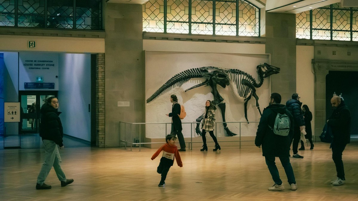 kids exploring interactive exhibits in a science museum